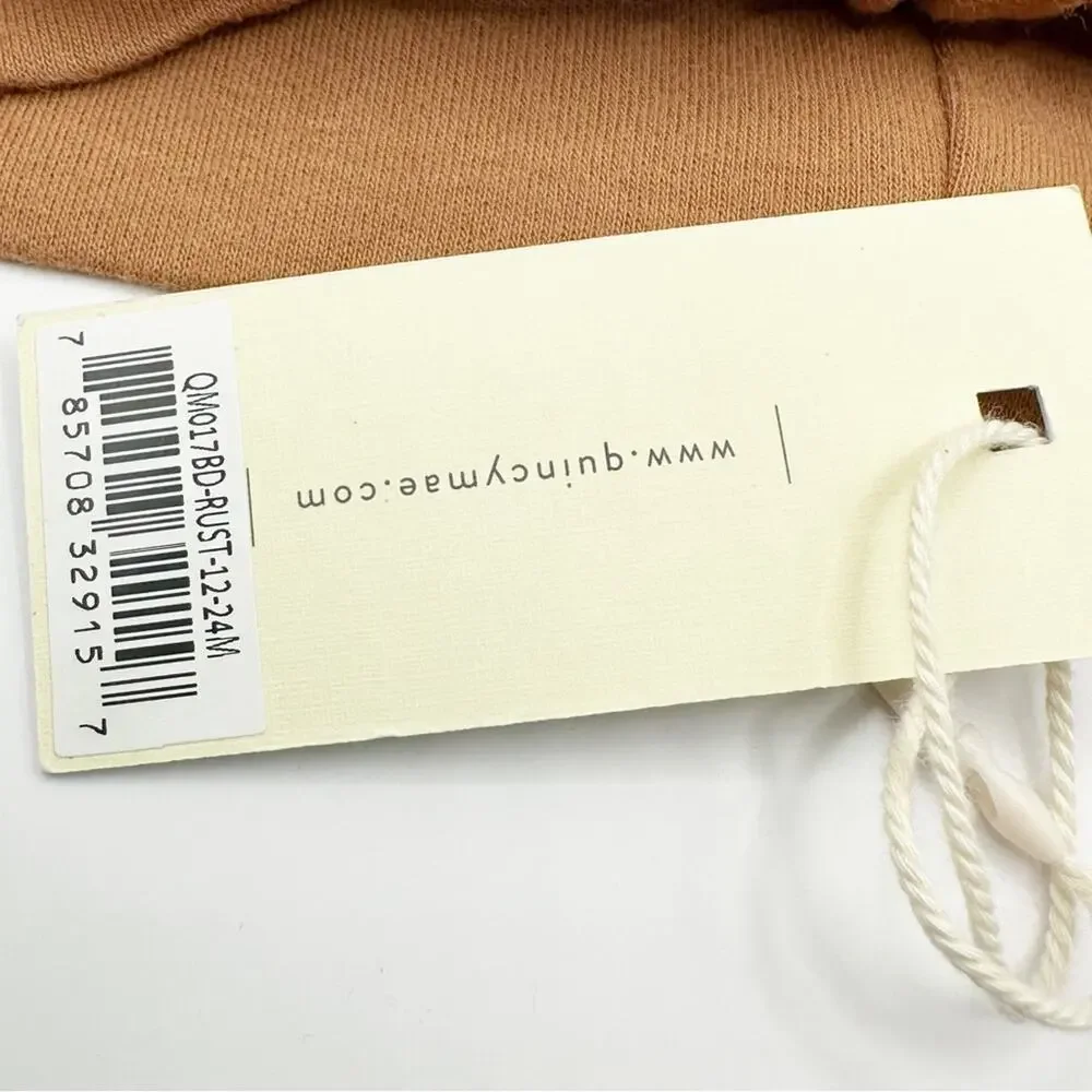 Quincy Mae Baby Girl 12-24 months Rust Brown Knotted Knot Cotton Headband NWT